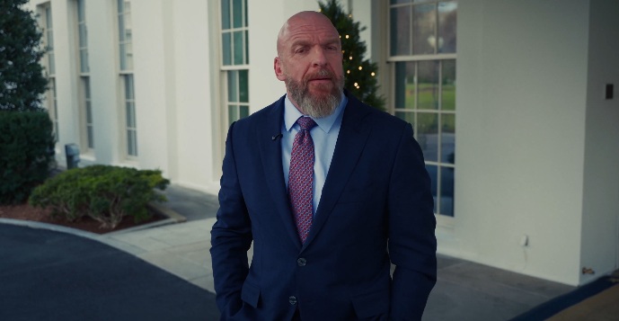 The White House posts video with Paul “Triple H” Levesque giving pro tips to stay healthy during the holidays