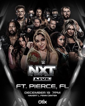NXT Live Results / Fort Pierce, Fl / Fri Dec 19, 2025