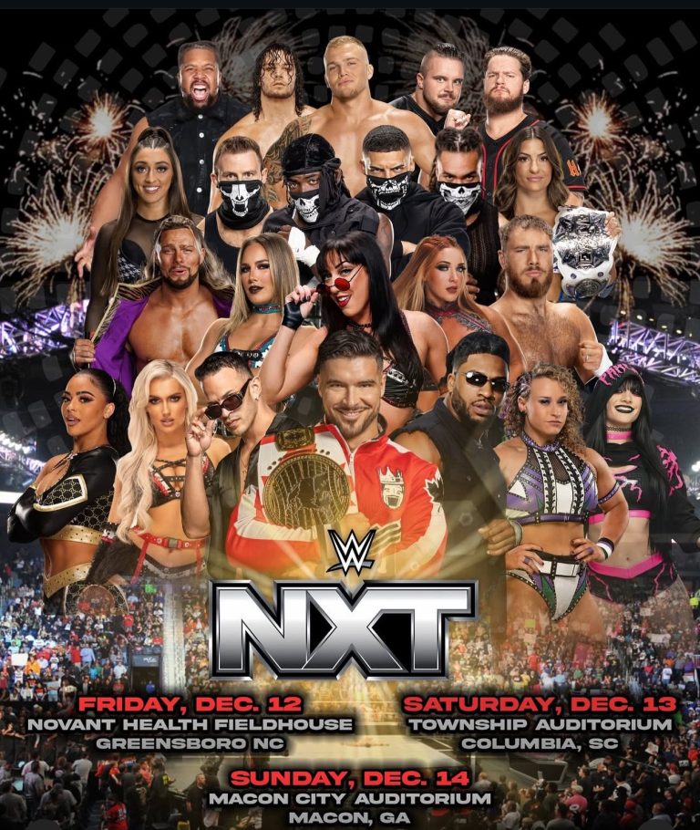 NXT Live on Tour Results / Columbia, SC / Sat Dec 13, 2025
