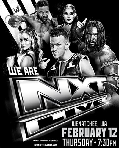 NXT Live Results / Wenatchee, Wa / Thu Feb 12, 2026